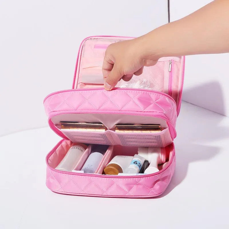 Levoire | Sac de cosmétique à deux couches avec une grande capacité