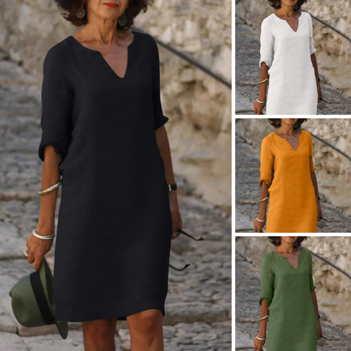 Levoire | Robe V-Cou Élégante Pour Toutes Les Occasions