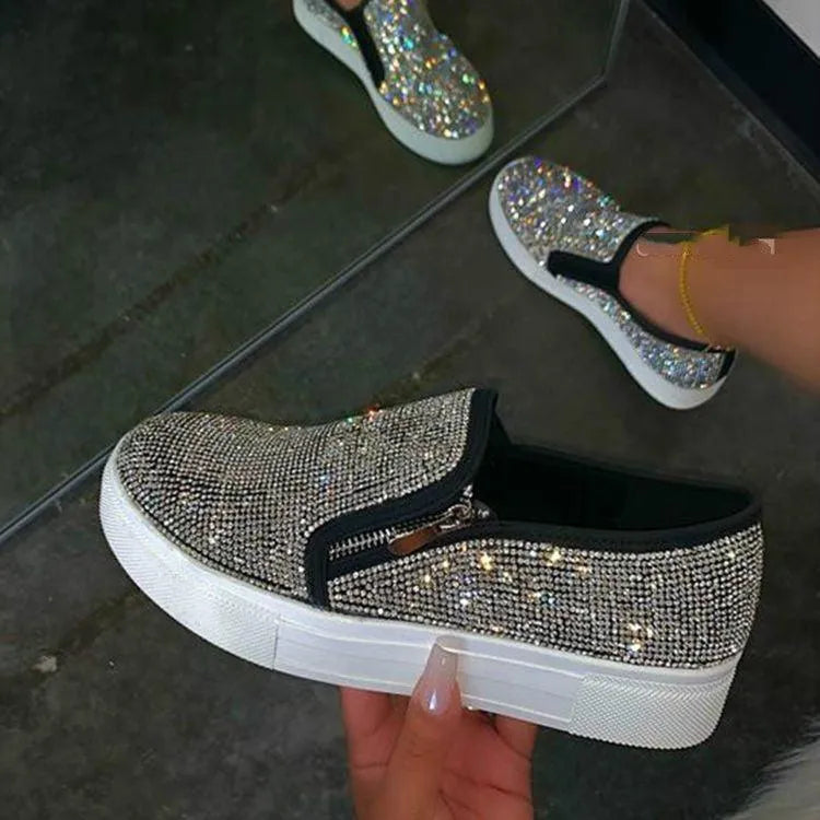 Levoire | Baskets pour femmes avec strass – Élégance et éclat pour chaque occasion
