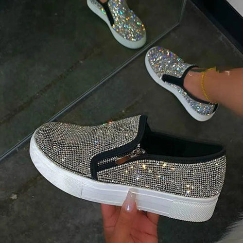 Levoire | Baskets pour femmes avec strass – Élégance et éclat pour chaque occasion