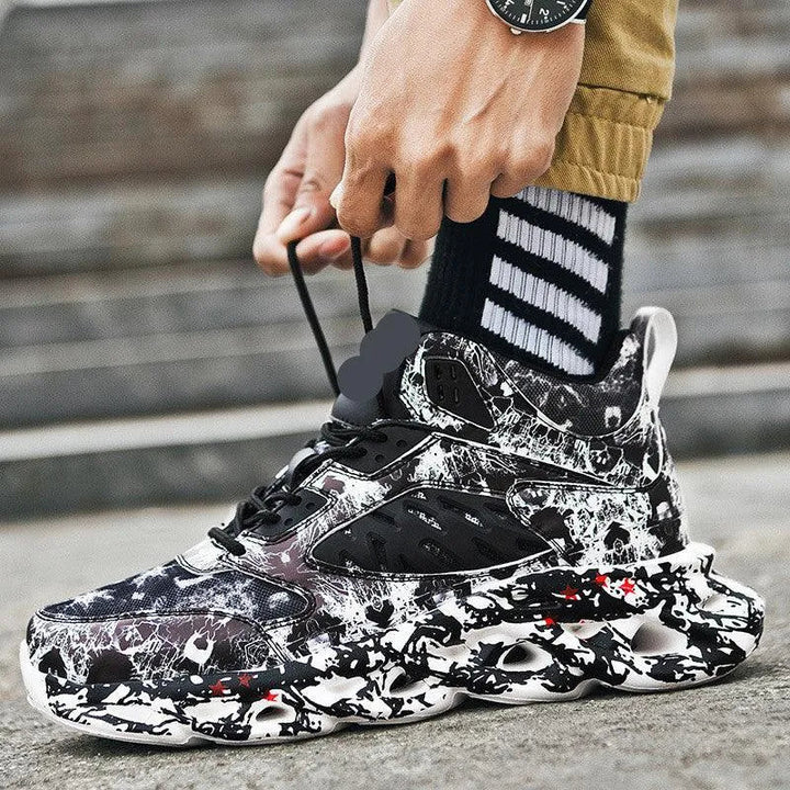 Levoire | Chaussures de sport avec semelle camouflage 1stil