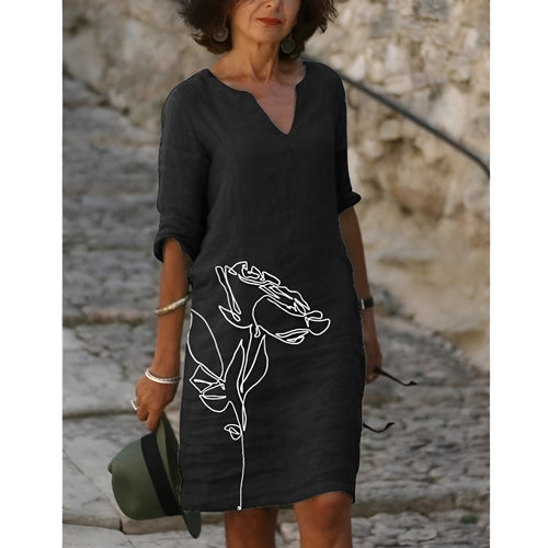 Levoire | Robe Avec Motif Floral Vintage