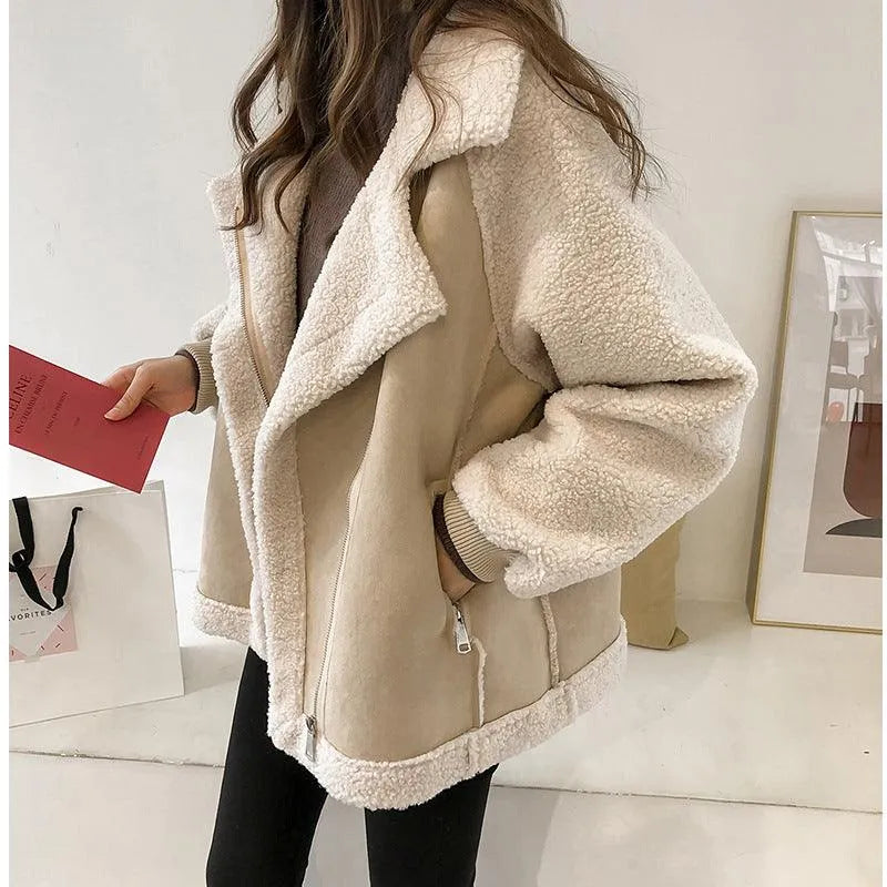 Levoire | Veste en cuir suédé