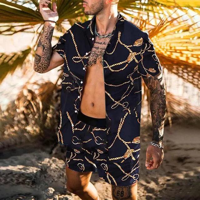 Levoire | Chemises à fleurs de plage pour hommes 1stil