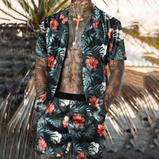 Levoire | Chemises à fleurs de plage pour hommes 6style