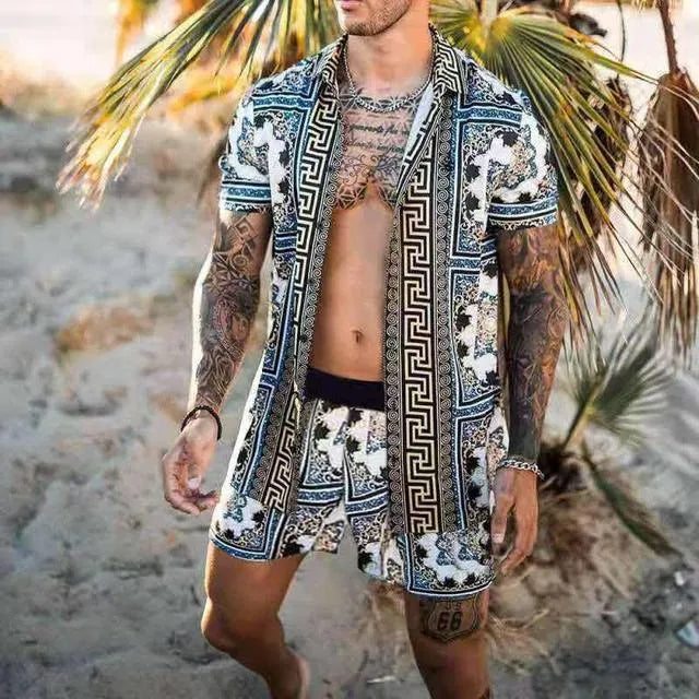 Levoire | Chemises à fleurs de plage pour hommes 2style