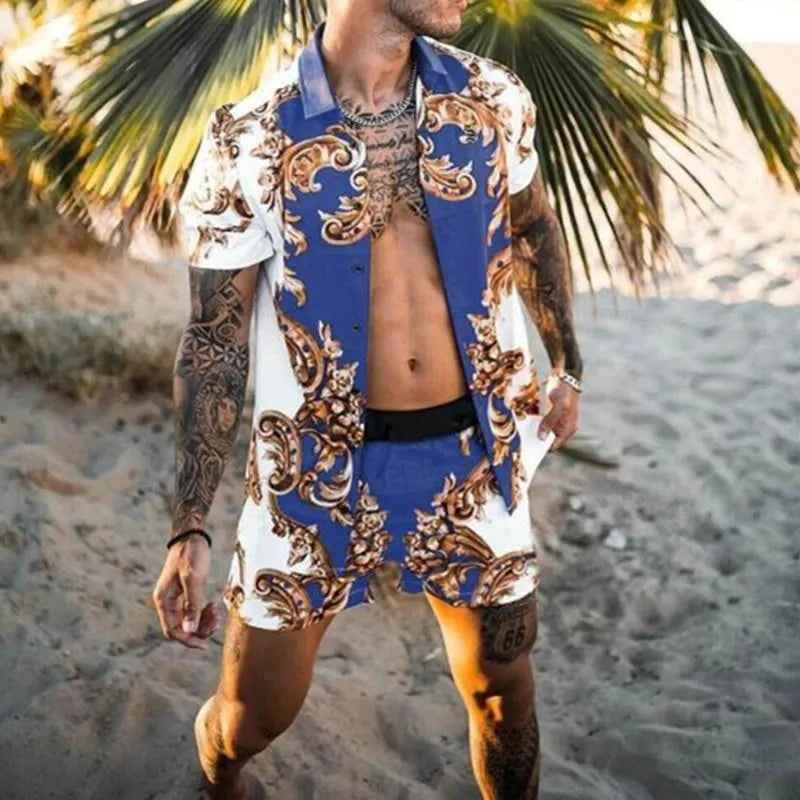Levoire | Chemises à fleurs de plage pour hommes 12style