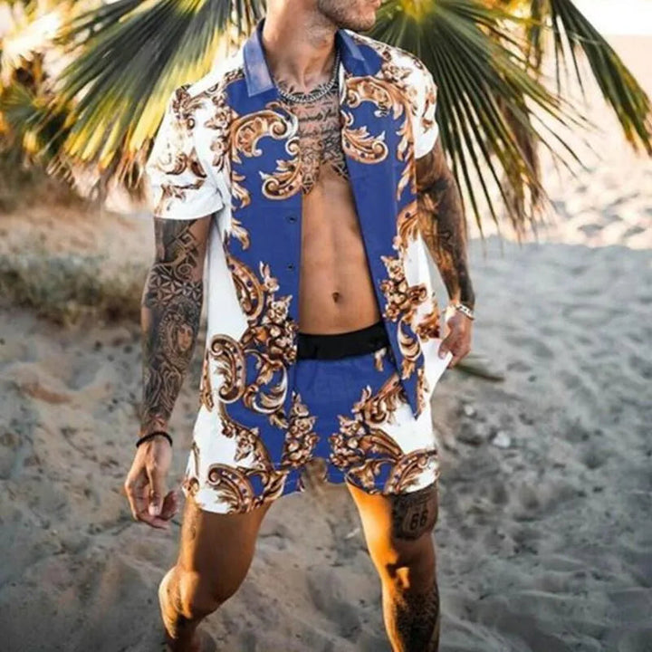 Levoire | Chemises à fleurs de plage pour hommes 12style