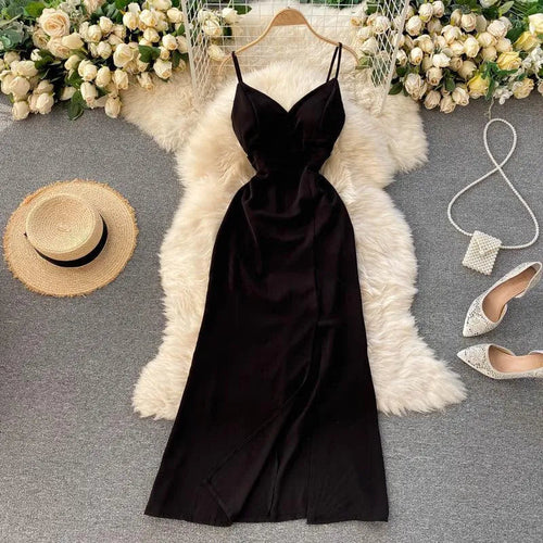 Levoire | Robe étroite sans bretelles avec décolleté en V entrecroisé