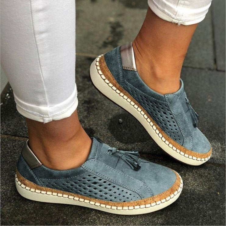 Levoire | Chaussures De Maison Orthopédiques Respirantes Bleu