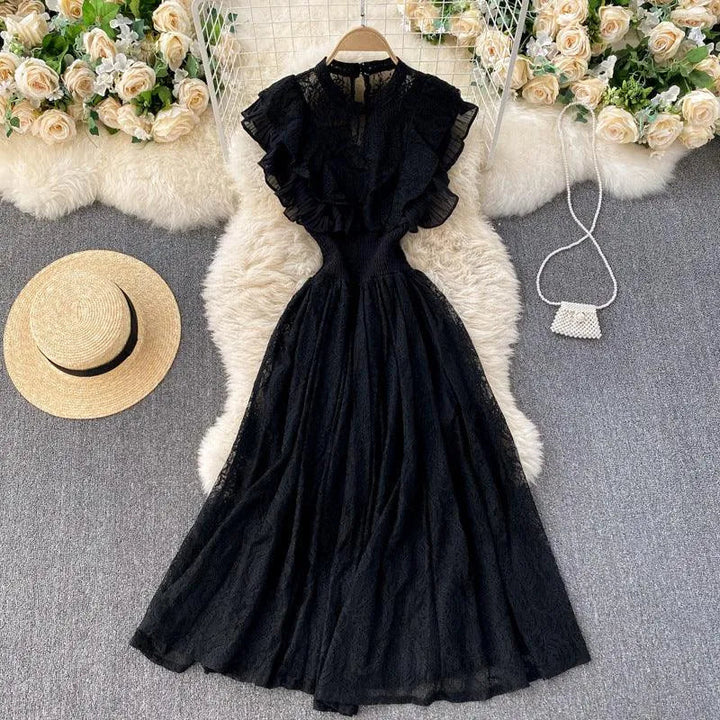 Levoire | Robe ajustée légère Noir Une taille