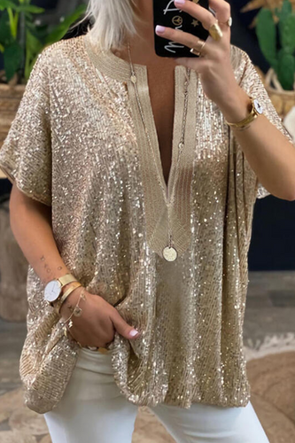 Levoire | Pulls à encolure V à paillettes