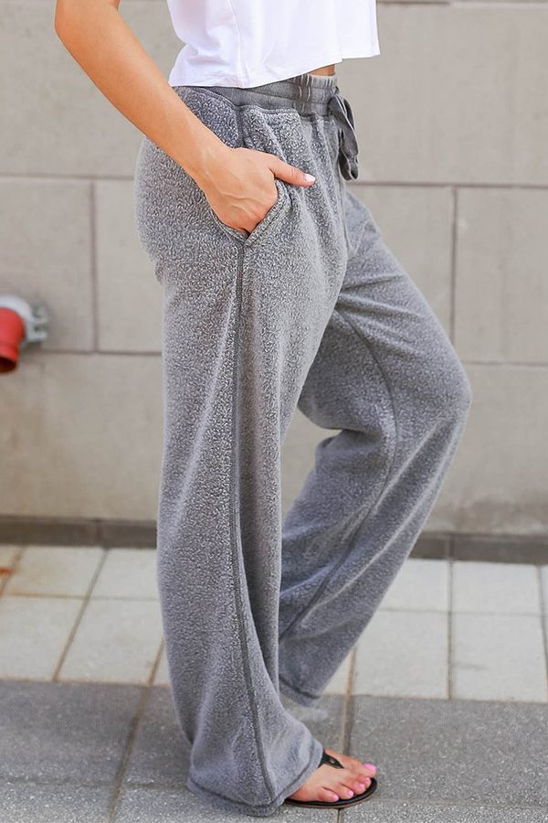Levoire | Pantalon Large Décontracté Avec Ceinture Et Poches