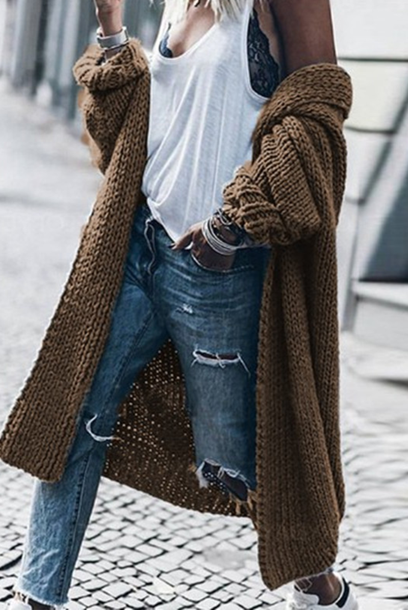 Levoire | Tricoté femmes cardigan Café