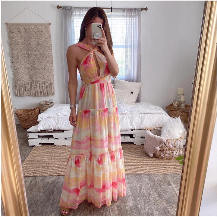 Levoire | Robe irrégulière avec dos décolleté tendance Couleur