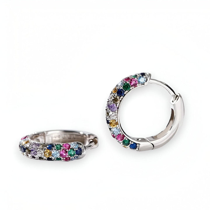 Levoire | Boucles D'Oreilles En Cristal Multicolores
