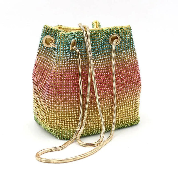 Levoire | Sac à parapluie arc-en-ciel avec des diamants Couleur