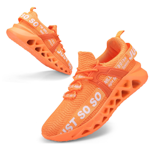 Levoire | Sneaker Homme Aéré Avec Semelle Renforcée Orange 44