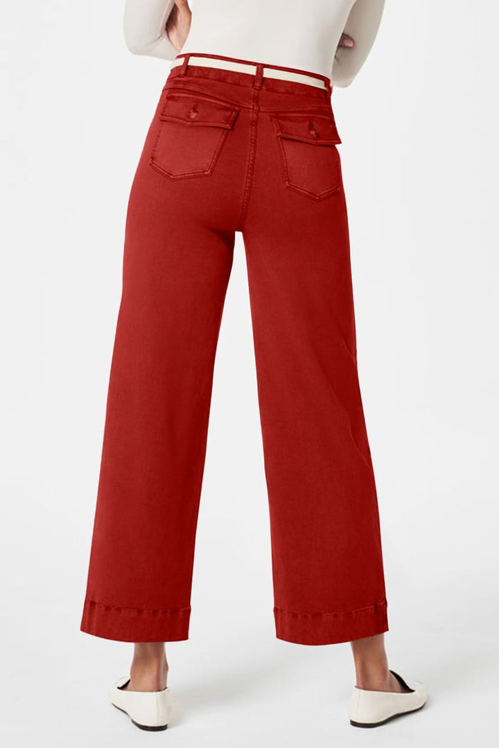 Levoire | Jean Taille Haute Avec Poches Classiques, Élégant Et Polyvalent
