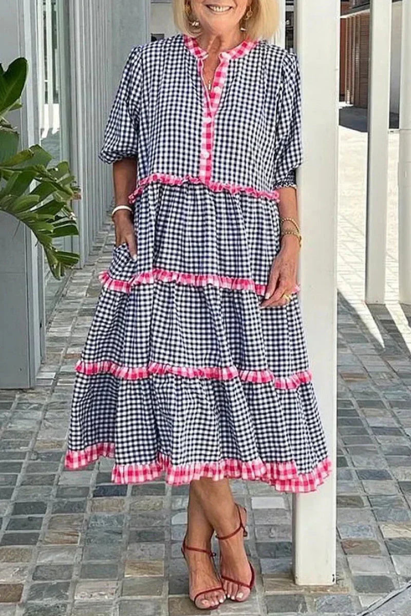 Levoire | Robe à col rond Bleu marine