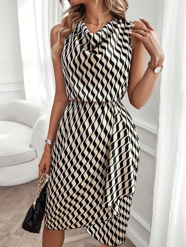 Levoire | Robe Élégante Avec Col Pour Femmes