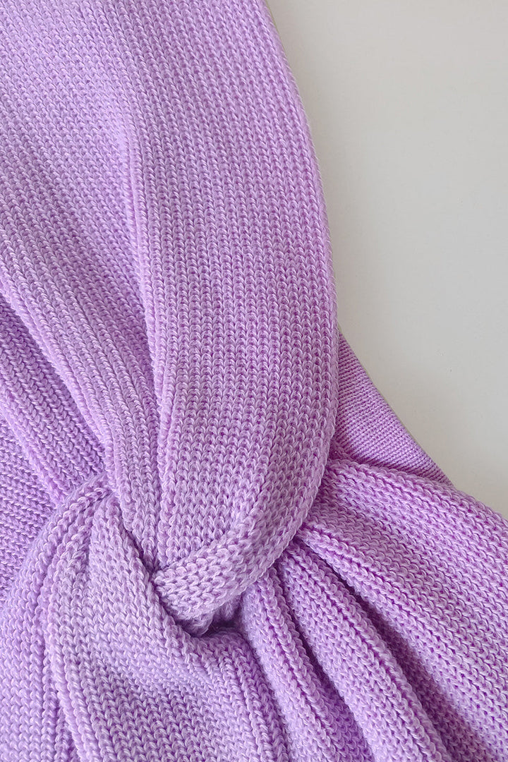 Levoire | Robe Sexy Solide Asymétrique Sans Bretelles À Une Étape