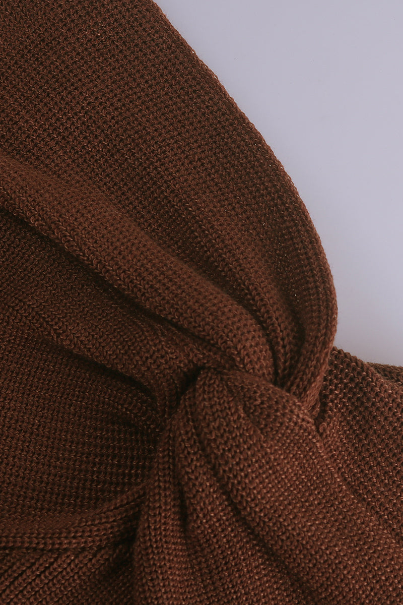 Levoire | Robe Sexy Solide Asymétrique Sans Bretelles À Une Étape