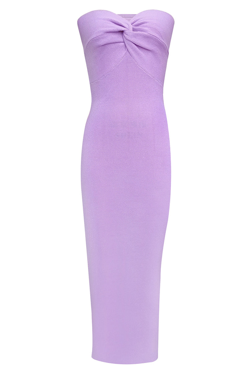 Levoire | Robe Sexy Solide Asymétrique Sans Bretelles À Une Étape