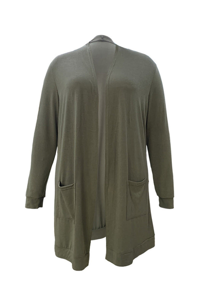 Levoire | Veste En Tricot De Poche Unie Décontractée Avec Col