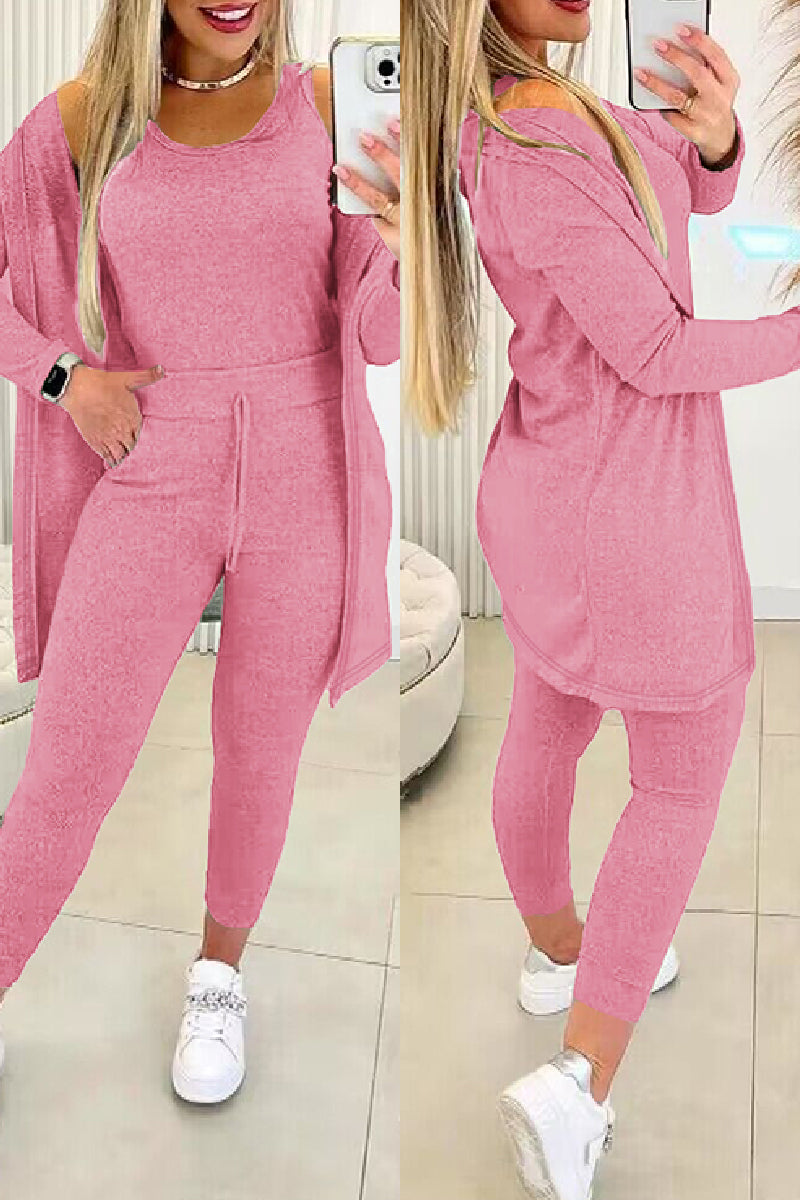 Levoire | Ensemble Coordonné Confortable Rose clair