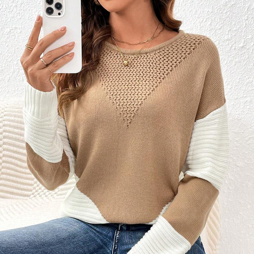 Levoire | Pull-Over Oversized À Manches Longues Avec Col Rond
