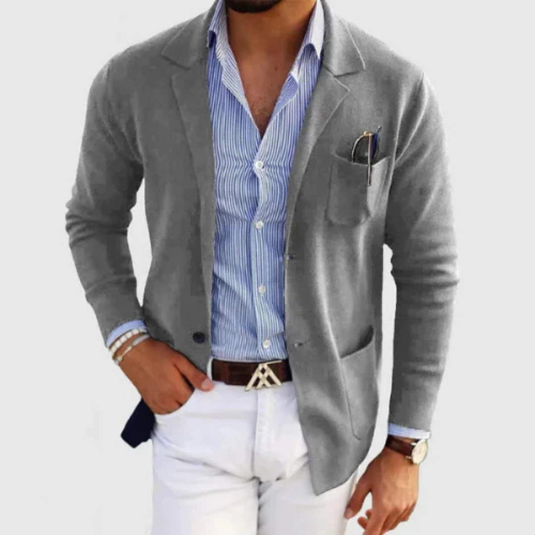 Levoire | Blazer Boutonné Chaud Gris