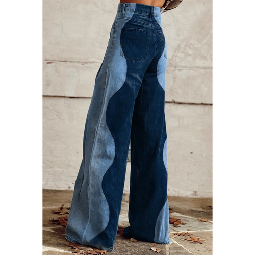 Levoire | Pantalon Large À Design Ondulé