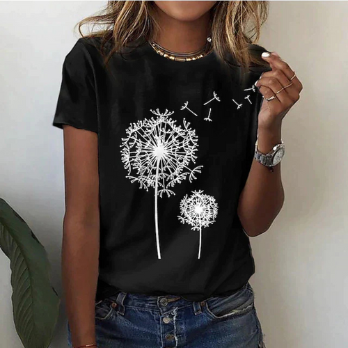 Levoire | T-Shirt à manches courtes imprimé décontracté