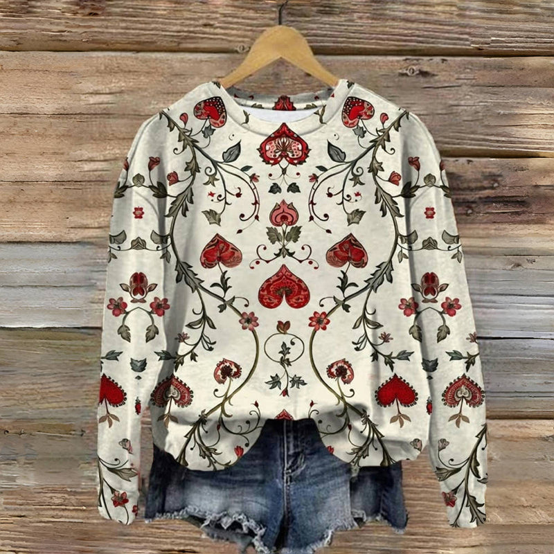 Levoire | Shirt À Imprimé Coeur Vintage Multicolore