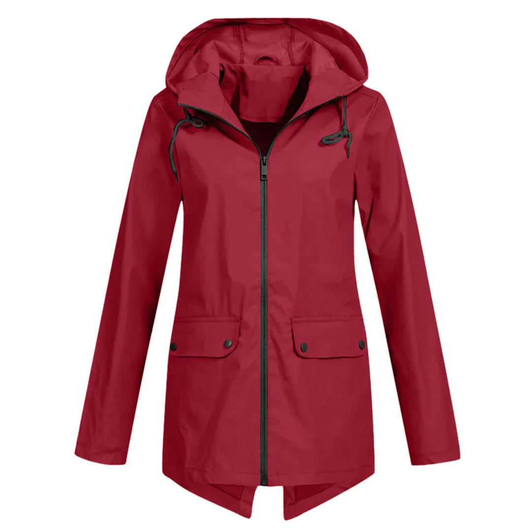 Levoire | Manteau Impermable FR Femmes vin rouge