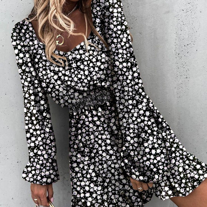 Levoire | Patrón De Corte Élégant Robe De Printemps Pour Femmes Blanc