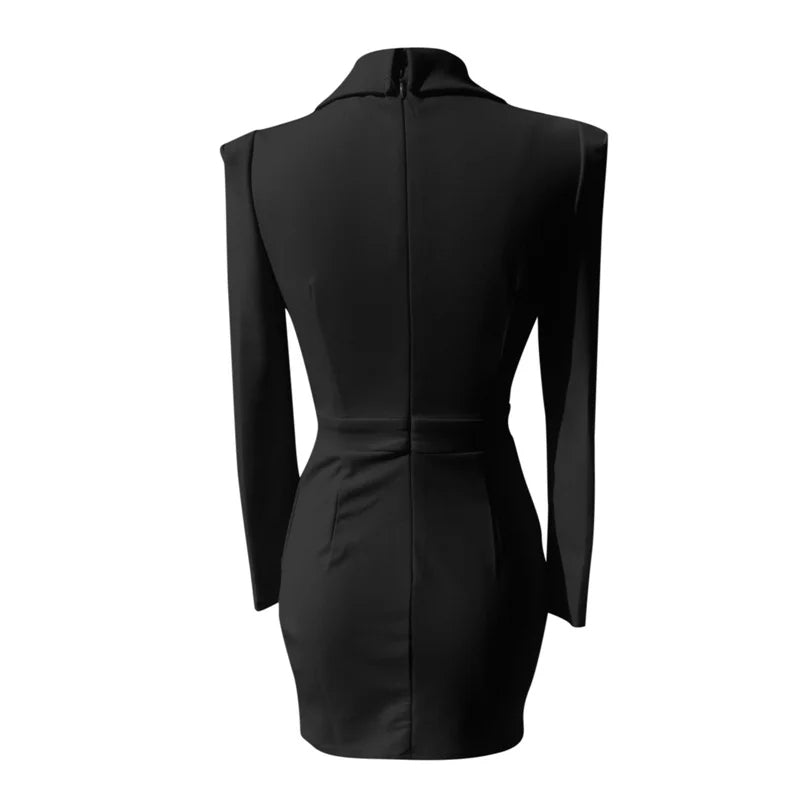 Levoire | Blazer Robe Avec Col Revers