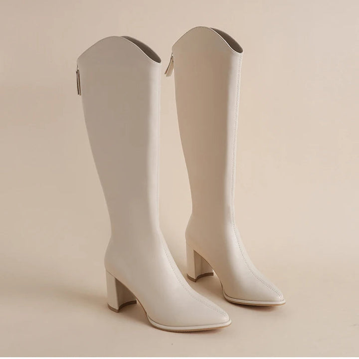 Levoire | Bottes de cheval hautes pour femmes Beige