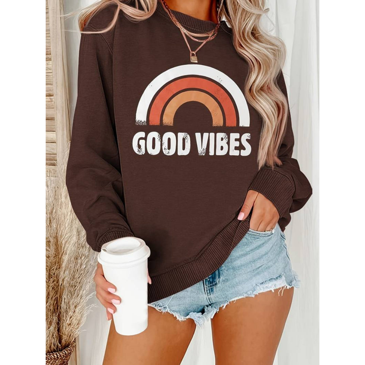 Levoire | Sweatshirt À Manches Longues Pour Femmes | Chaud Café