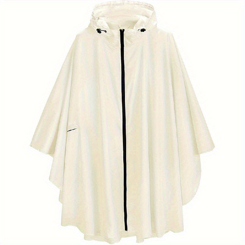 Levoire | Veste De Pluie Imperméable Avec Fermeture Éclair Et Poches Beige