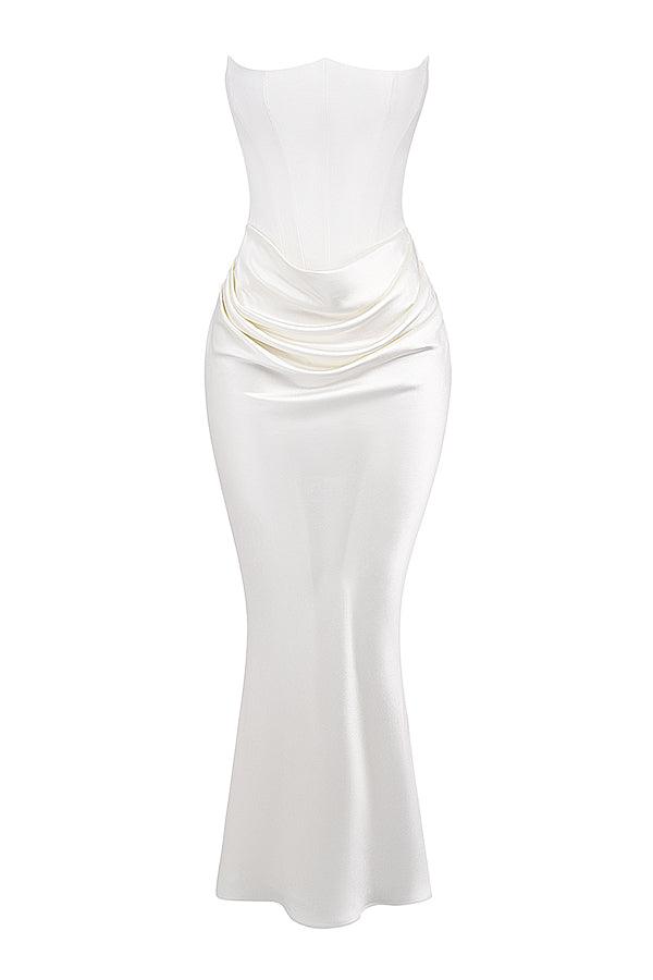 Levoire | Corset Maxi Dress - Off-Shoulder
