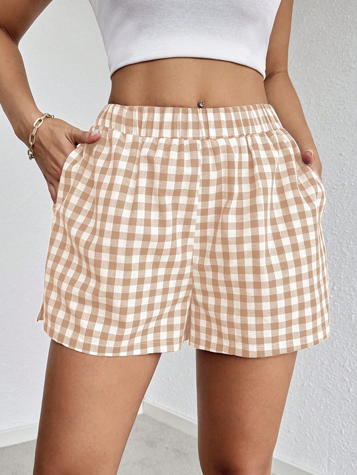 Levoire | Shorts Rentrés Pour Femmes Emily Khaki