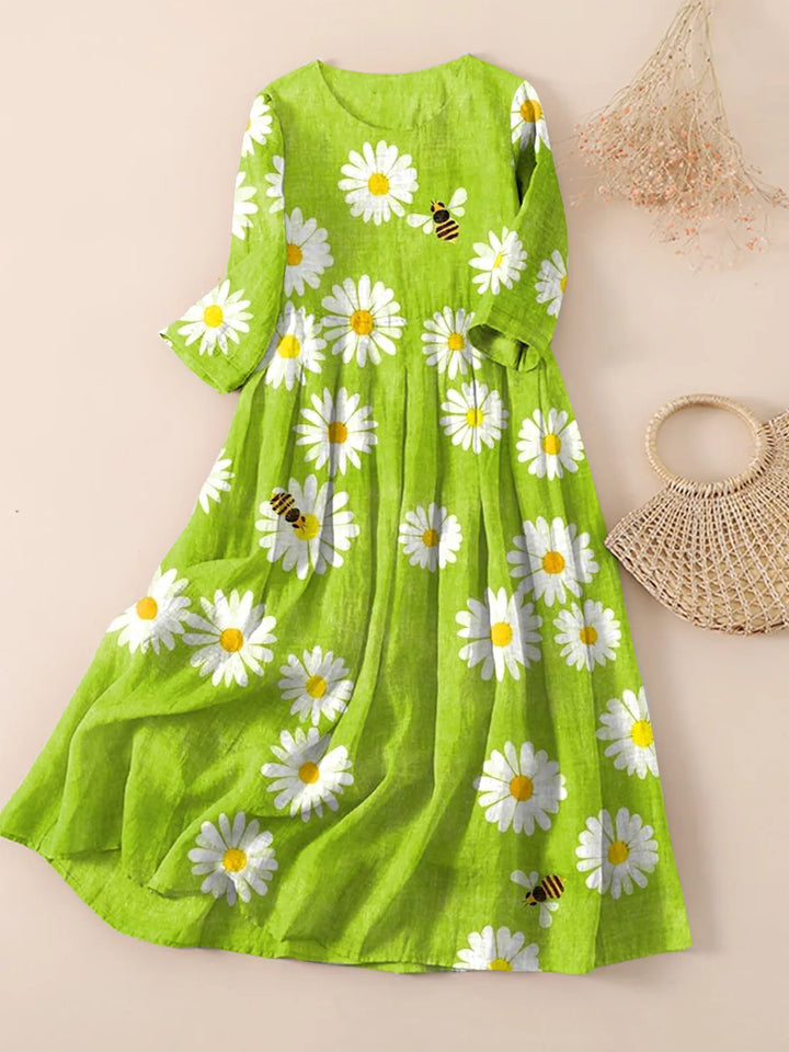 Levoire | Robe Femme À Imprimé Floral - Vert clair Vert clair