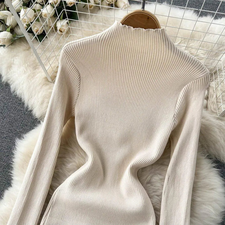 Levoire | Robe tricotée pour femmes avec motif de poisson