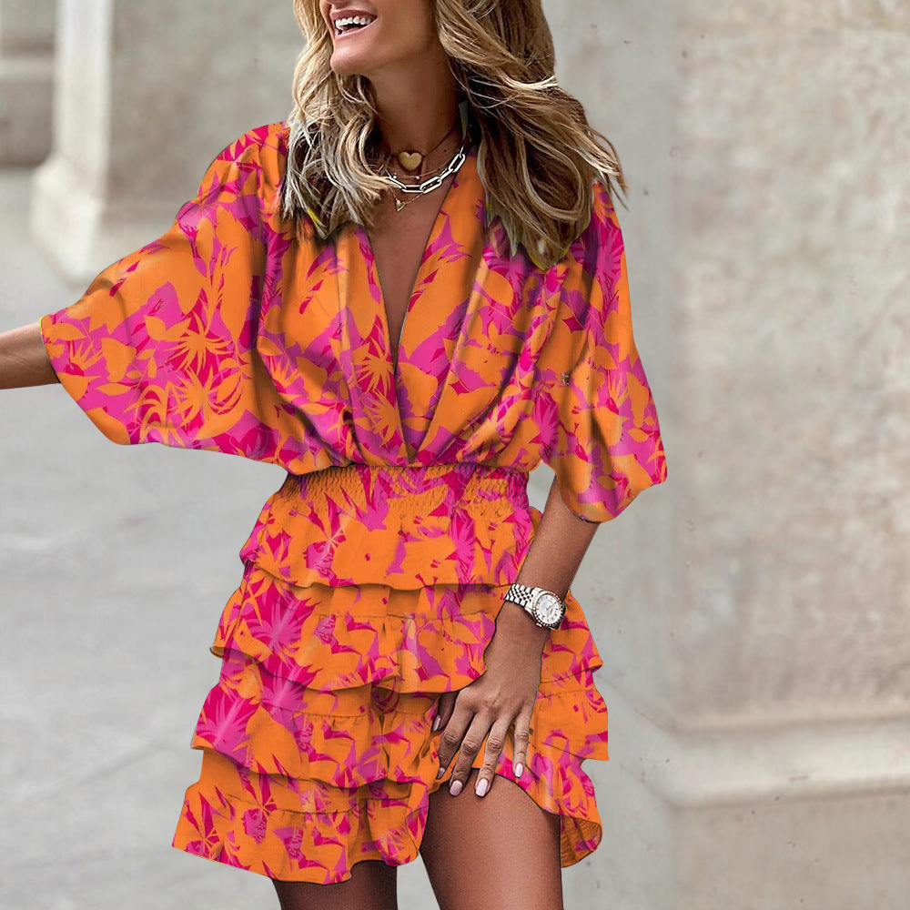 Levoire | Robe Colorée Orange
