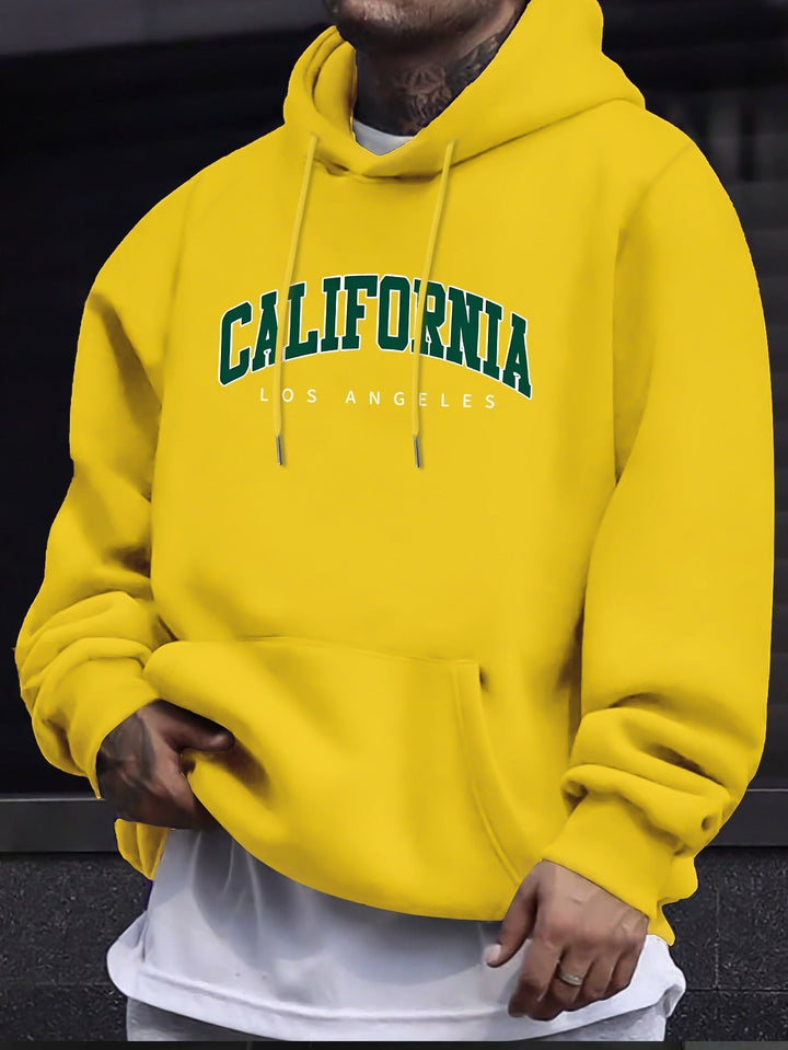 Levoire | Sweat À Capuche Multicolore Tendance Avec Des Manches Longues Confortables Jaune