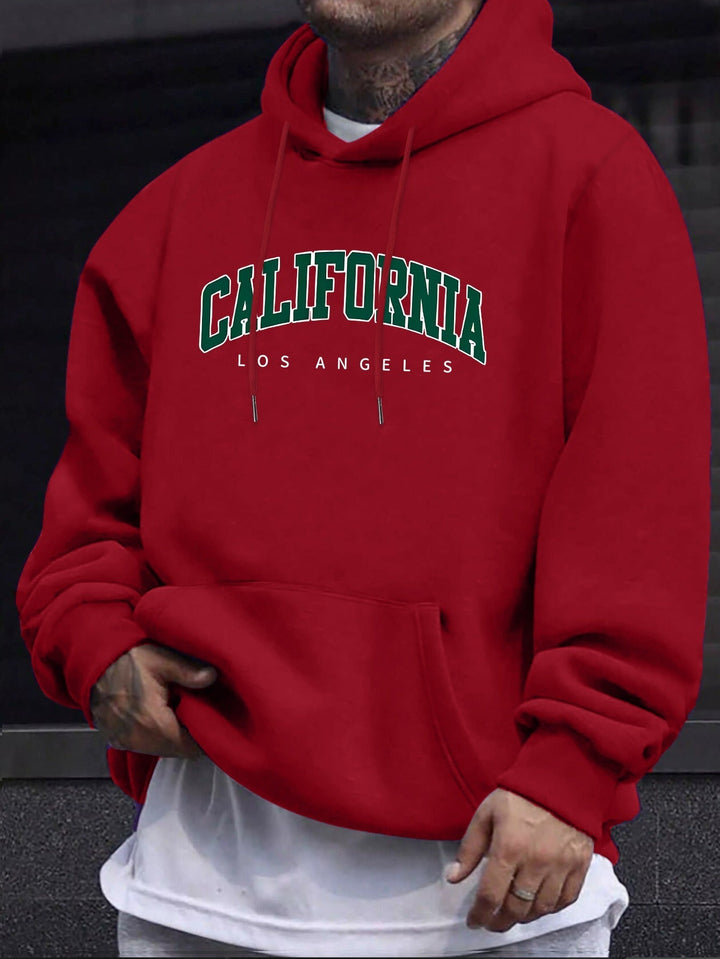 Levoire | Sweat À Capuche Multicolore Tendance Avec Des Manches Longues Confortables Rot