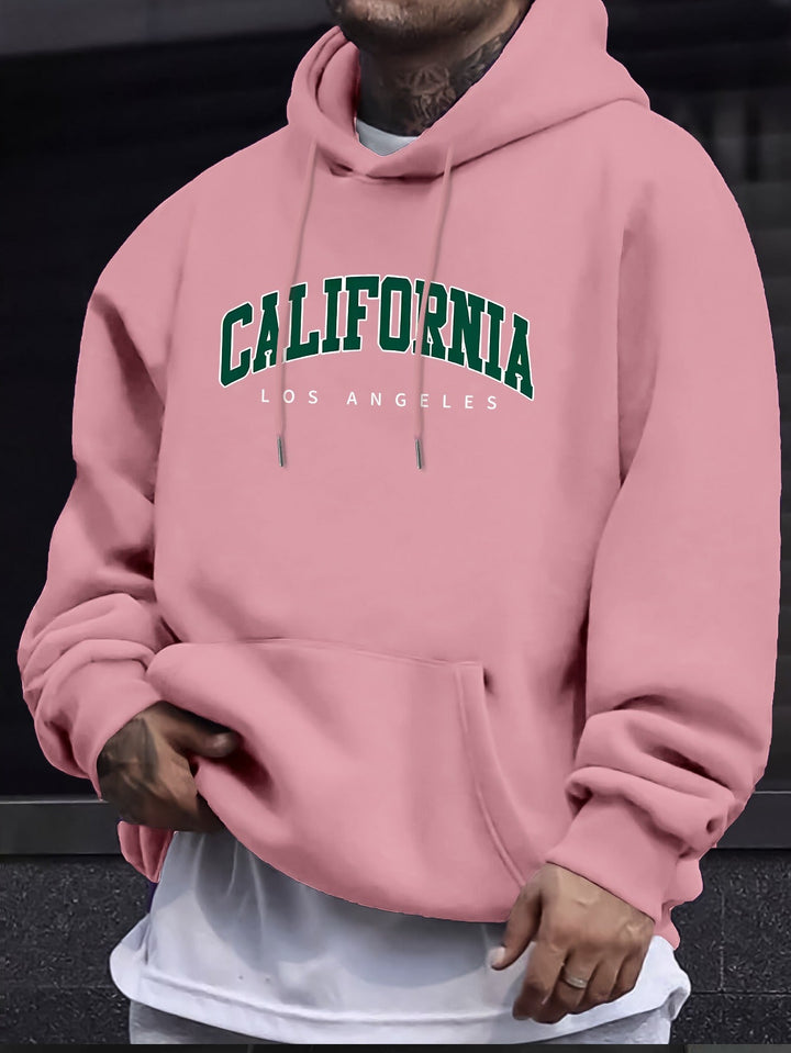 Levoire | Sweat À Capuche Multicolore Tendance Avec Des Manches Longues Confortables La couleur de Rosan