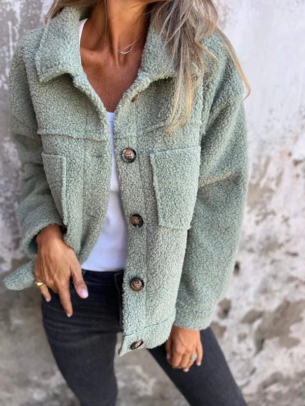 Levoire | Manteau d'extérieur à rabat Édition Premium VERT EAU